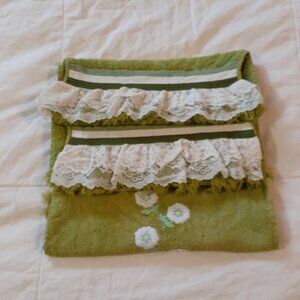 Martex Vintage Hand Towels, 3, Green